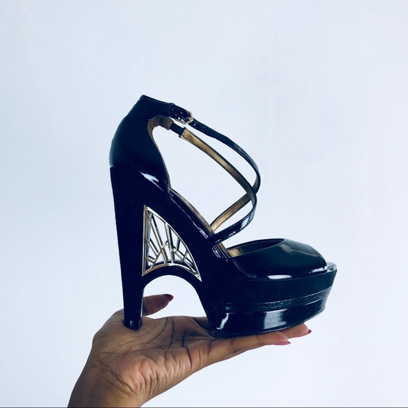 SAM EDELMAN platform patent leather heels - Picture 7 of 9